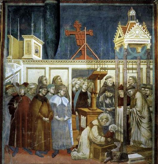 Institution of the Crib at Greccio, GIOTTO di Bondone